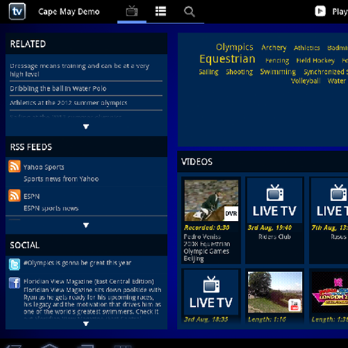 future of tv application screenshot on android