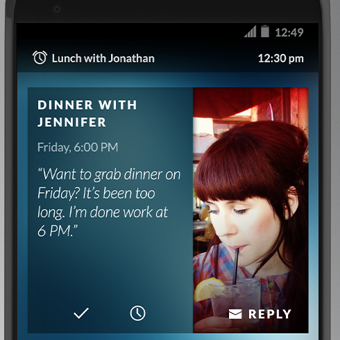 closeup screenshot of mobile application